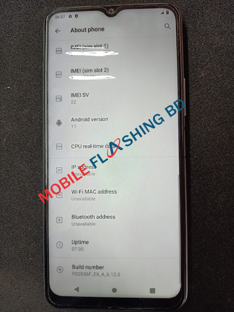 Vivo Y12s (v2026) Firmware Flash File (Stock ROM) - Mobile Flashing BD