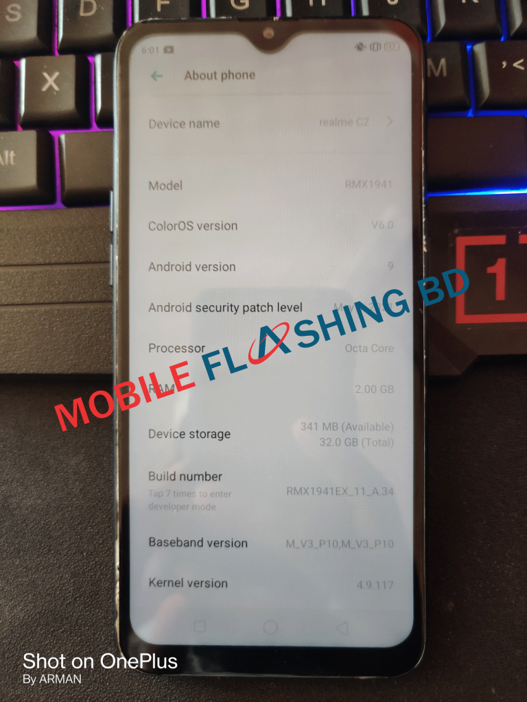 realme c2 flash file without password (RMX1941 MT6765) CM2 Dongle Read ...